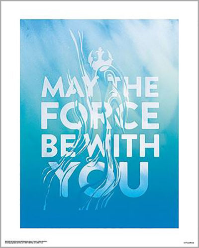 Star Wars: Episode IX - May The Force Be With You 40 x 50cm Art Print