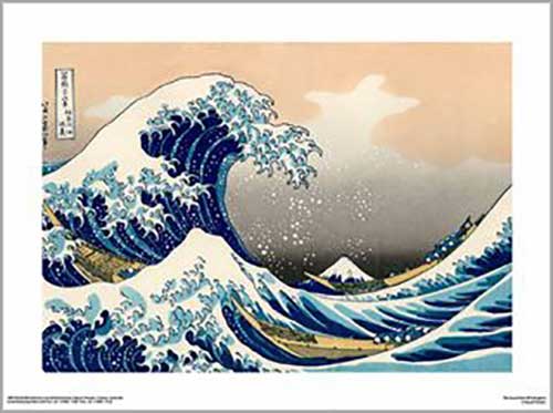 Hokusai - Great Wave of Kanagawa 30 x 40cm Art Print