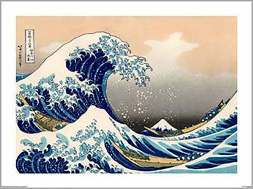 Hokusai - Great Wave of Kanagawa 60 x 80cm Art Print