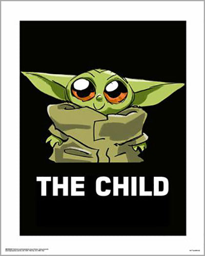 Star Wars: The Mandalorian - Manga The Child 40 x 50cm Art Print