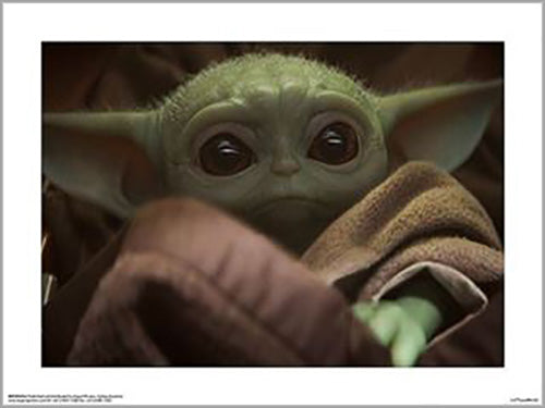 Star Wars: The Mandalorian - The Child 30 x 40cm Art Print