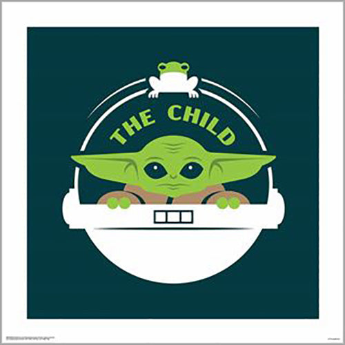 Star Wars: The Mandalorian - The Child Capsule 60 x 60cm Art Print