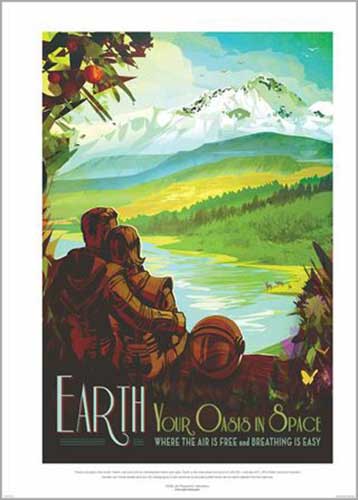 NASA - Earth 50 x 70cm Art Print