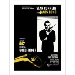 James Bond - Goldfinger: Swedish 60 x 80cm Art Print