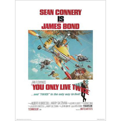 James Bond - You Only Live Twice 60 x 80cm Art Print