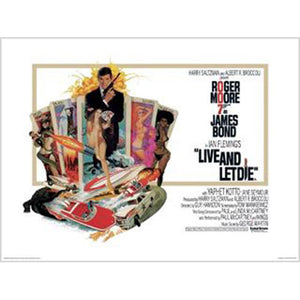 James Bond - Live And Let Die 60 x 80cm Art Print