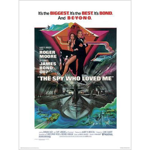 James Bond - The Spy Who Loved Me 60 x 80cm Art Print