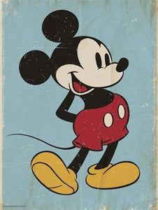 Mickey Mouse - Retro 60 x 80cm Art Print