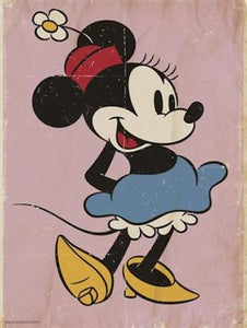 Minnie Mouse - Retro 60 x 80cm Art Print