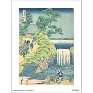 Hokusai - The Falls At Aoigaoku 30 x 40cm Art Print