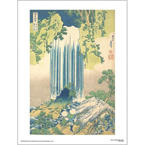 Hokusai - Waterfall In Mino Province 30 x 40cm Art Print