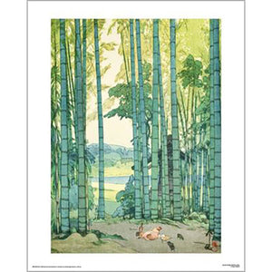 Hiroshi Yoshida - Bamboo Grove 40 x 50cm Art Print