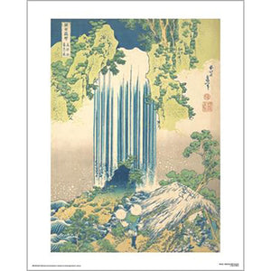 Hokusai - Waterfall In Mino Province 40 x 50cm Art Print