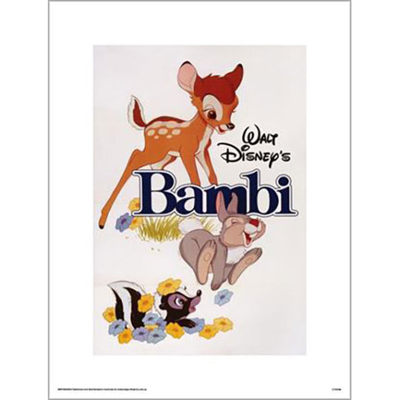 Disney - Bambi Movie 30 x 40cm Art Print