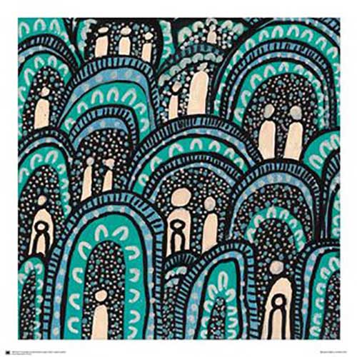 Julianne Wade - Humpies 60 x 60cm Art Print