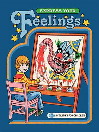 Steven Rhodes - Express Feelings 30 x 40cm Art Print