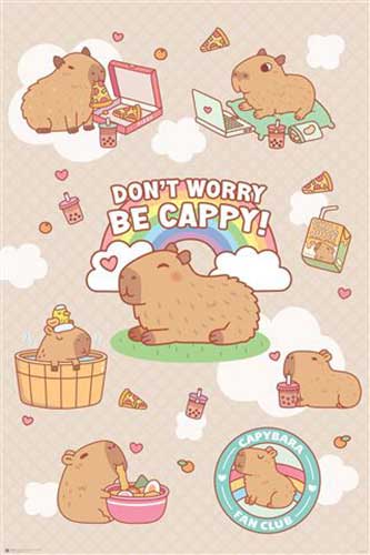 Capybara - Collage Poster