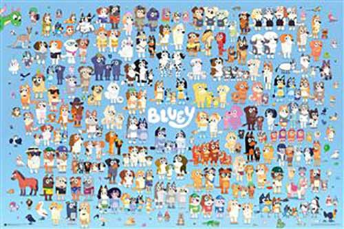 Bluey - Characters Poster