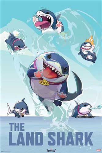 Marvel Rivals - Jeff the Land Shark Poster