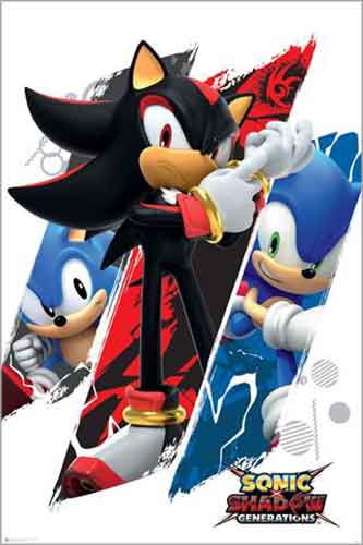 Sonic the Hedgehog - Sonic and Shadow Poster