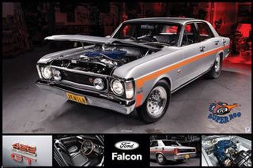 Ford - Falcon XYGT Grey Poster