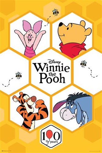 Winnie the Pooh - 100th Anniversary Poster