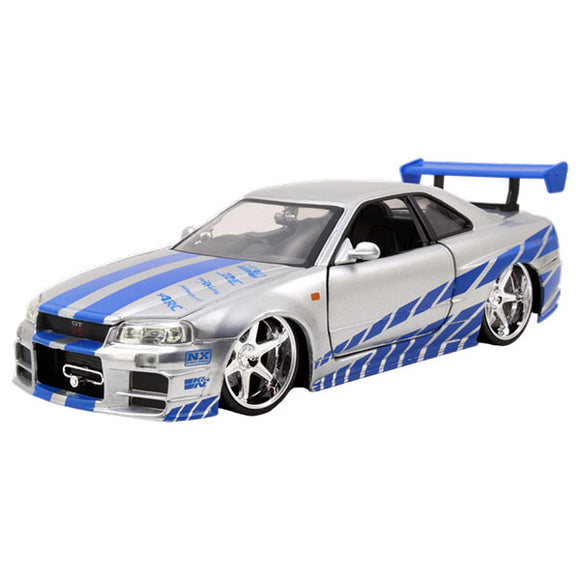 Fast and Furious - '02 Nissan Skyline GT-R 1:24 Scale Hollywood Ride Die-Cast Vehicle