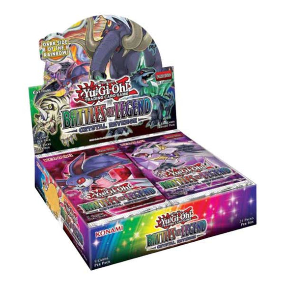 Yu-Gi-Oh! - Battles of Legend: Crystal Revenge (TCG) Booster Box - Set of 24 Packs