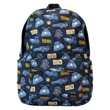 Back to the Future - 40th Anniversary Nylon Full-Size Backpack NEW Loungefly