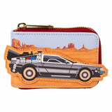 Back to the Future - 40th Anniversary Delorean Accordion Wallet NEW Loungefly