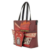 Beetlejuice - Beetlejuice Inferno Room Tote Bag with Coin Bag NEW Loungefly