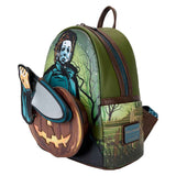 Halloween - Michael Myers Pumpkin Glow Mini Backpack (with Coin Bag) NEW Loungef