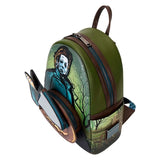 Halloween - Michael Myers Pumpkin Glow Mini Backpack (with Coin Bag) NEW Loungef