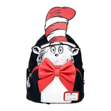 Dr Seuss - Cat in the Hat Faux Fur Cosplay Backpack NEW Loungefly