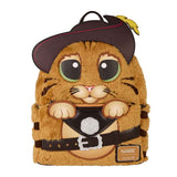 Shrek - Puss In Boots Cosplay Faux Fur Mini Backpack NEW Loungefly