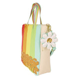 Good Luck Trolls - Trolls with Faux Fur Tote Bag & Detachable Coin Bag NEW Loung