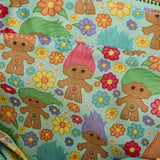 Good Luck Trolls - Trolls with Faux Fur Tote Bag & Detachable Coin Bag NEW Loung