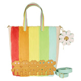 Good Luck Trolls - Trolls with Faux Fur Tote Bag & Detachable Coin Bag NEW Loung