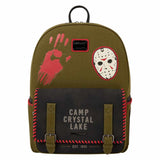 Friday The 13th - Camp Crystal Lake Glow Full-Size Backpack NEW Loungefly