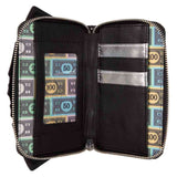 Monopoly 90th - Money Glitter Zip Around Wallet NEW Loungefly