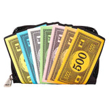 Monopoly 90th - Money Glitter Zip Around Wallet NEW Loungefly