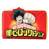 My Hero Academia - Izuku Punch Zip Around Wallet NEW Loungefly