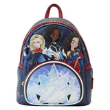 The Marvels (2023) - Group Symbol Glow Mini Backpack NEW Loungefly