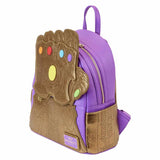 Marvel Comics - Thanos Gauntlet Metallic Mini Backpack NEW Loungefly