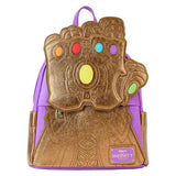 Marvel Comics - Thanos Gauntlet Metallic Mini Backpack NEW Loungefly