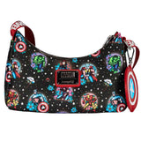 Marvel Comics - Avengers Floral Tattoo Shoulder Bag NEW Loungefly