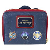 The Marvels (2023) - Group Symbol Glow Zip Around Wallet NEW Loungefly