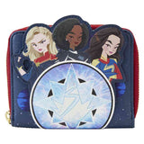 The Marvels (2023) - Group Symbol Glow Zip Around Wallet NEW Loungefly