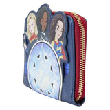 The Marvels (2023) - Group Symbol Glow Zip Around Wallet NEW Loungefly