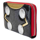 Marvel Comics - Thor Metallic Cosplay Zip Around Wallet NEW Loungefly